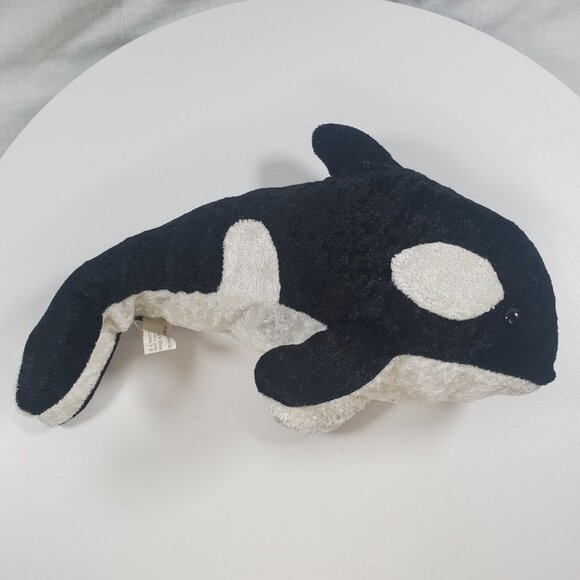 Orca Whale Plush Stuffed Animal 8" - Picture 3 of 5